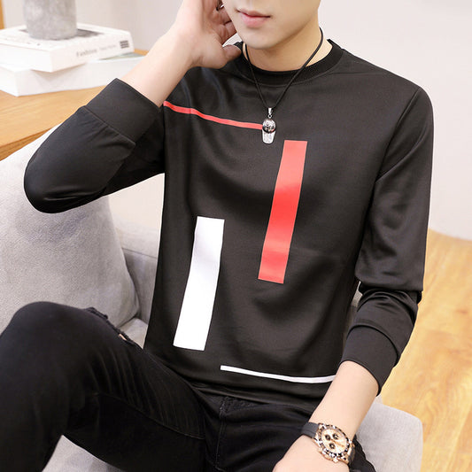 Casual fashion long sleeve T-shirt