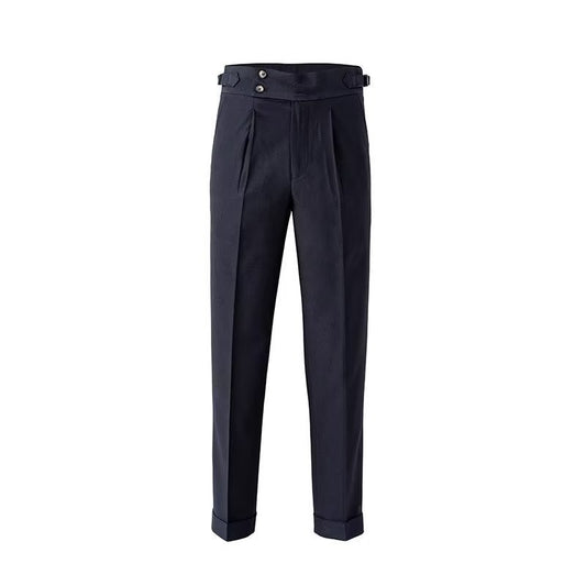 Casual High Waist Men's Business Suit Pants