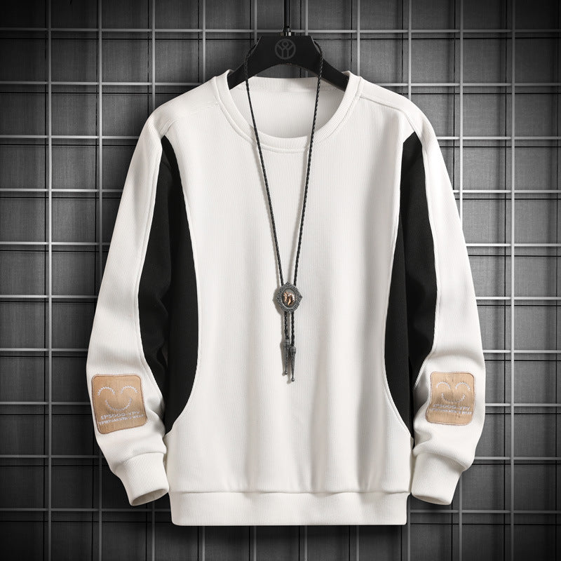 Men's Fashion Loose Embroidered Long-sleeved Tops