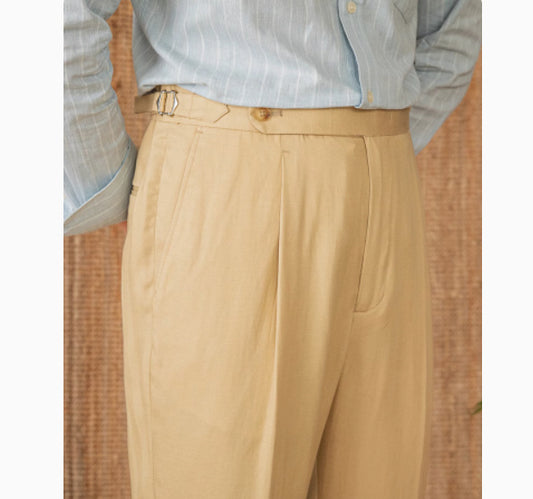 Naples High Waist Straight-leg Pants