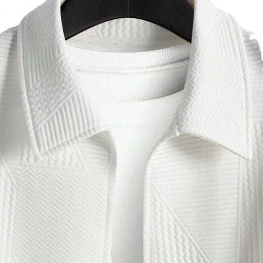 Men's Fashion Comfortable Solid Color Shirt Coat