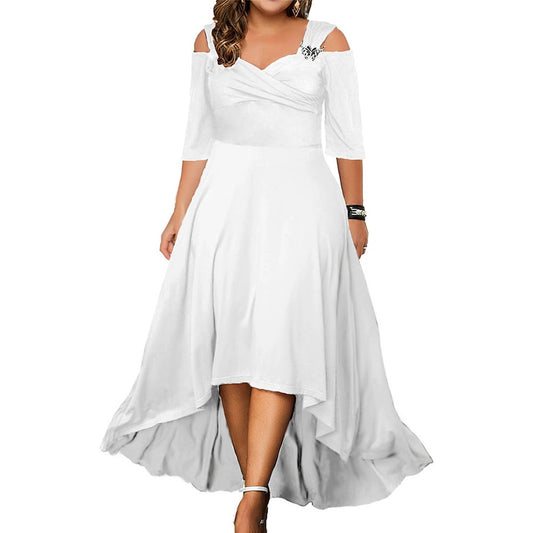Summer New Off-the-shoulder Large Swing Dress For Women