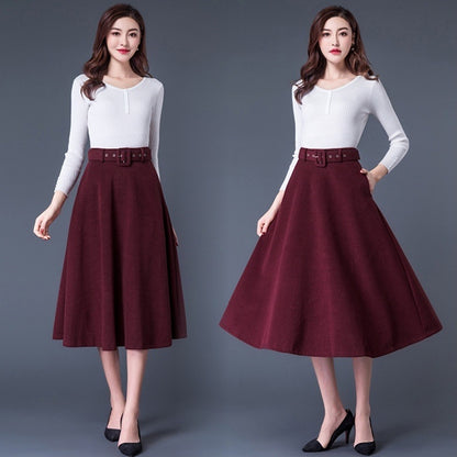 Black high waist skirt