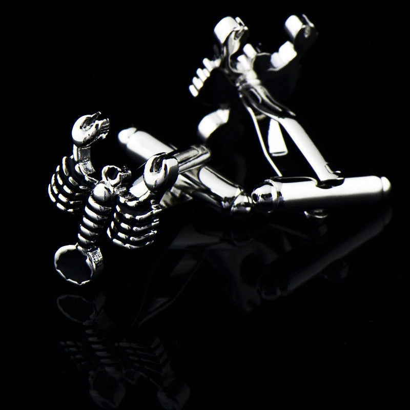 Scorpio Metal Cufflinks Cuff Nails