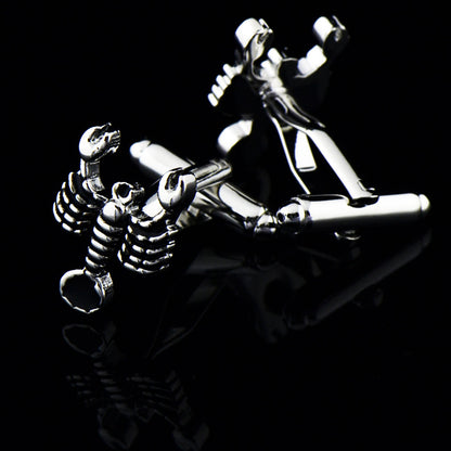 Scorpio Metal Cufflinks Cuff Nails