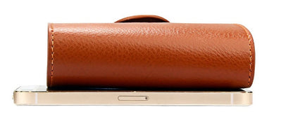 Leather organ card holder