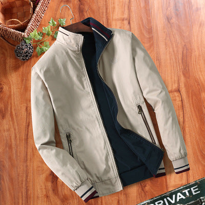 Stand-up collar cotton jacket