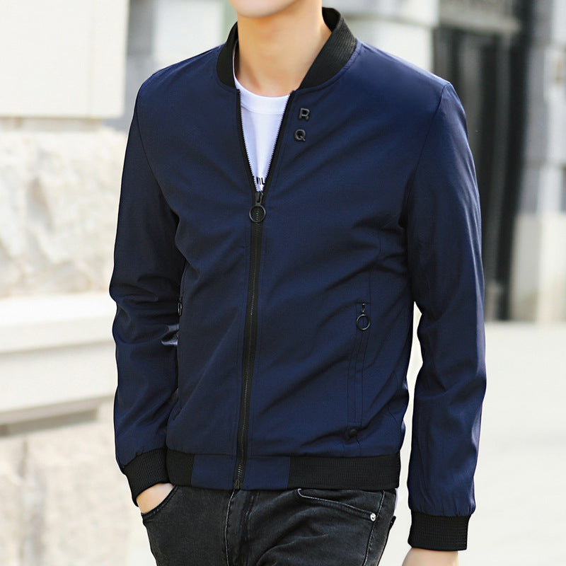 Men's Casual Stand-Up Collar Baseball Uniform