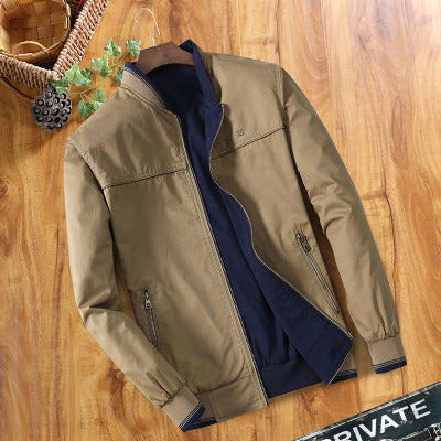 Stand-up collar cotton jacket