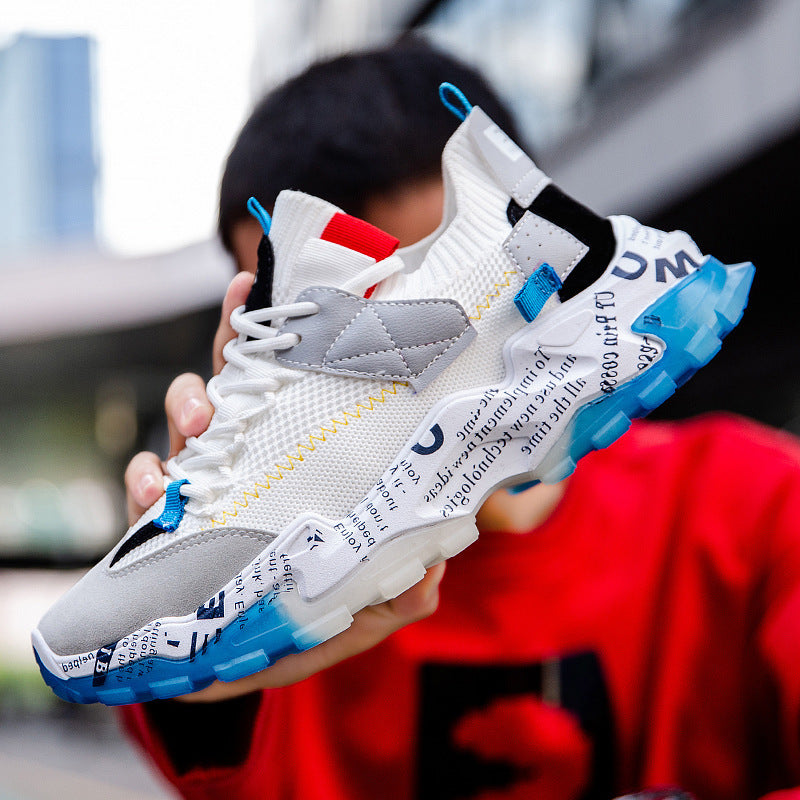 Thick-Soled Daddy Shoes Four Seasons New Trend Ins Casual Sports Breathable