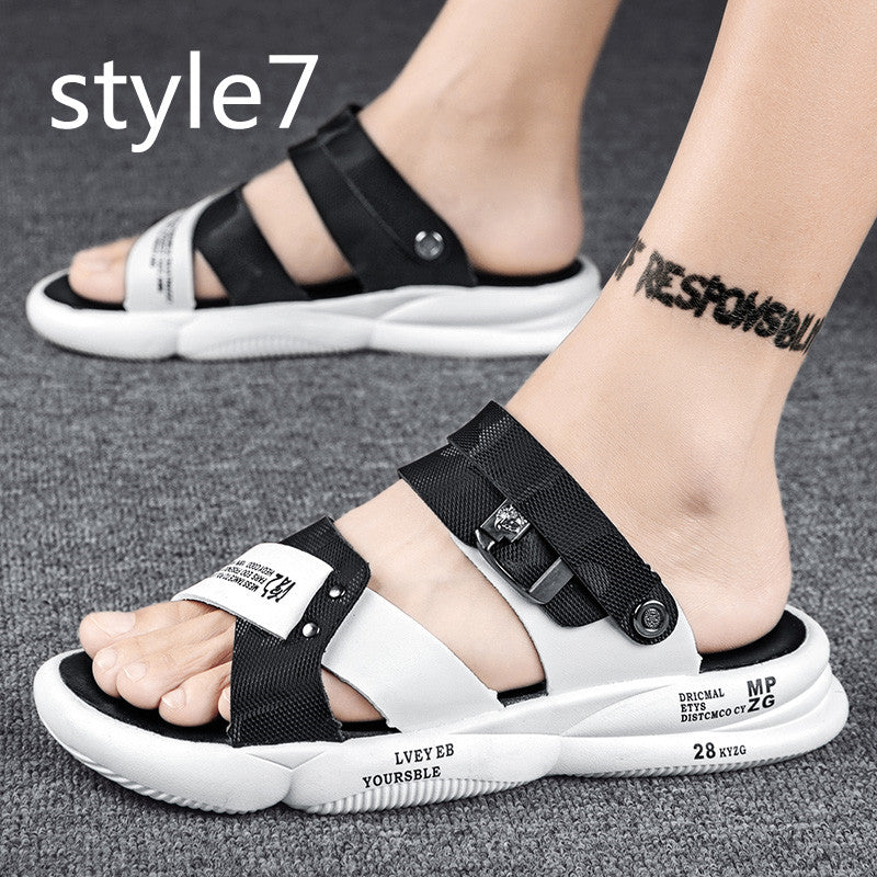 Sandals Beach Sandals Leisure Deodorant Driving Trend Outside Slippers