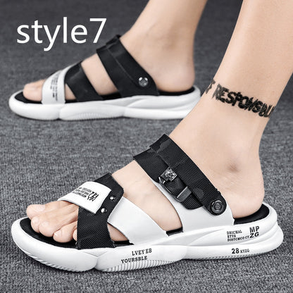 Sandals Beach Sandals Leisure Deodorant Driving Trend Outside Slippers