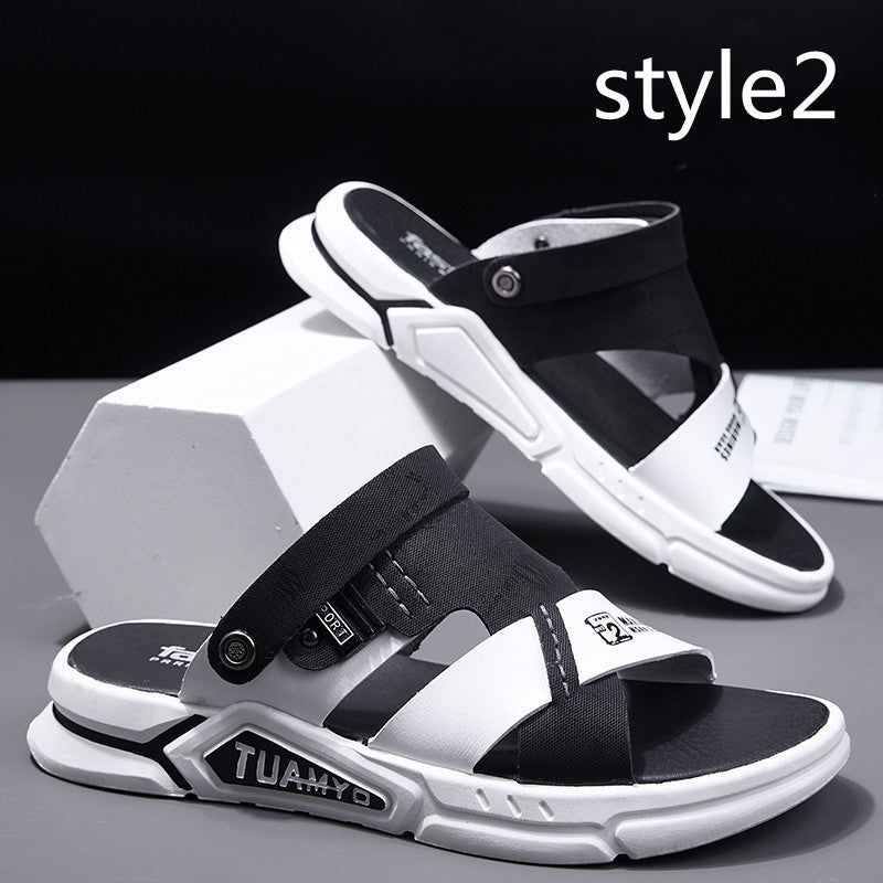 Sandals Beach Sandals Leisure Deodorant Driving Trend Outside Slippers