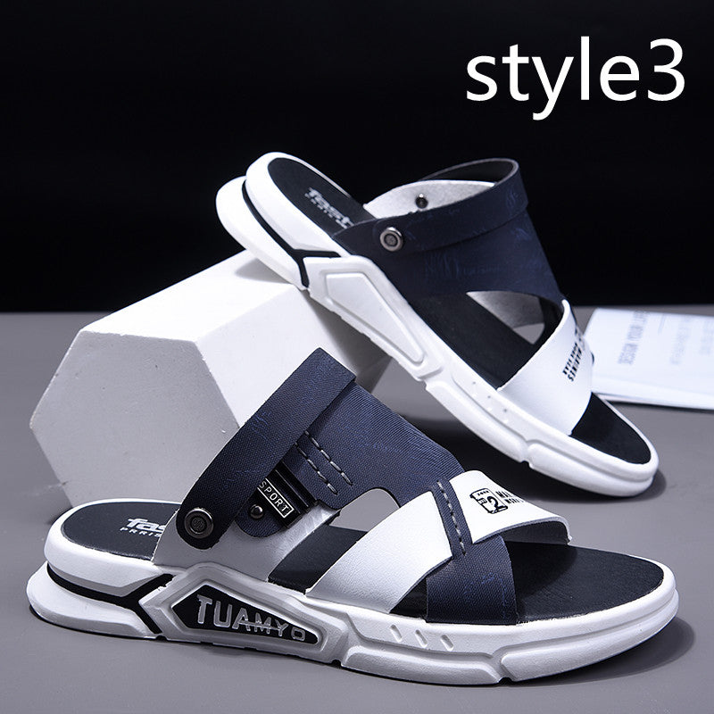 Sandals Beach Sandals Leisure Deodorant Driving Trend Outside Slippers