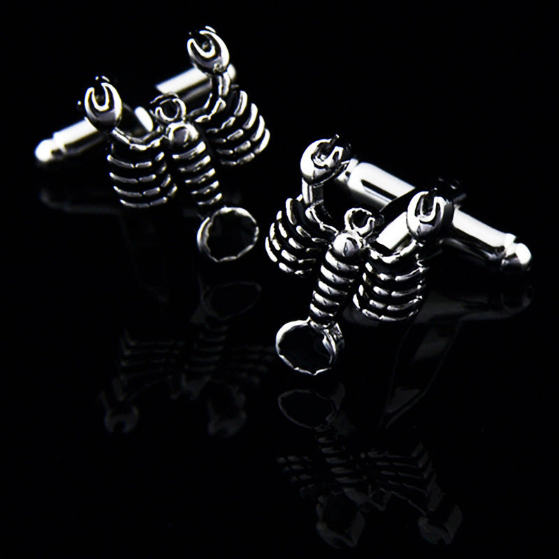 Scorpio Metal Cufflinks Cuff Nails
