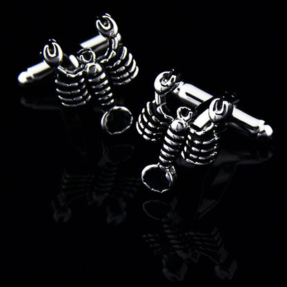 Scorpio Metal Cufflinks Cuff Nails