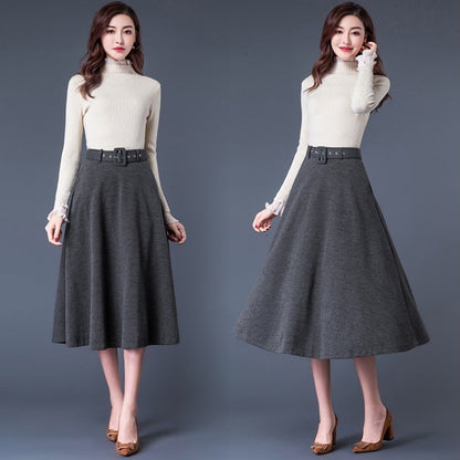 Black high waist skirt