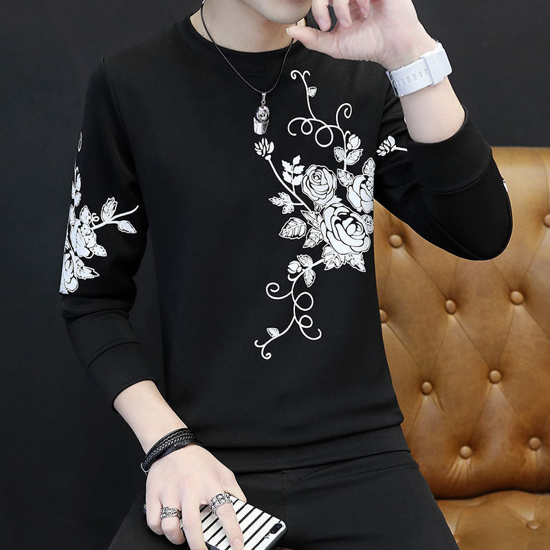 Casual fashion long sleeve T-shirt
