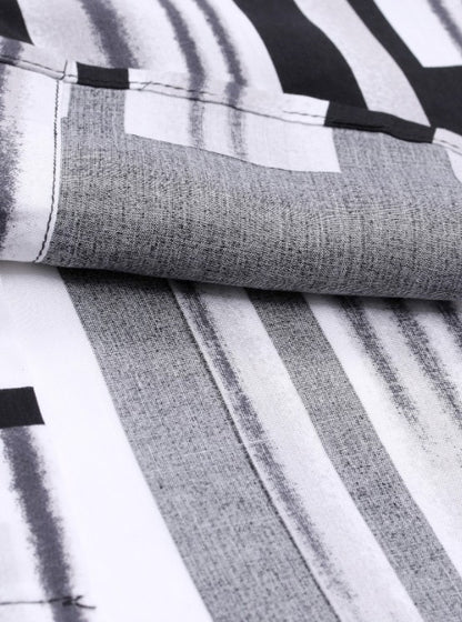 Men's Fashion Casual Print Breathable Shirt