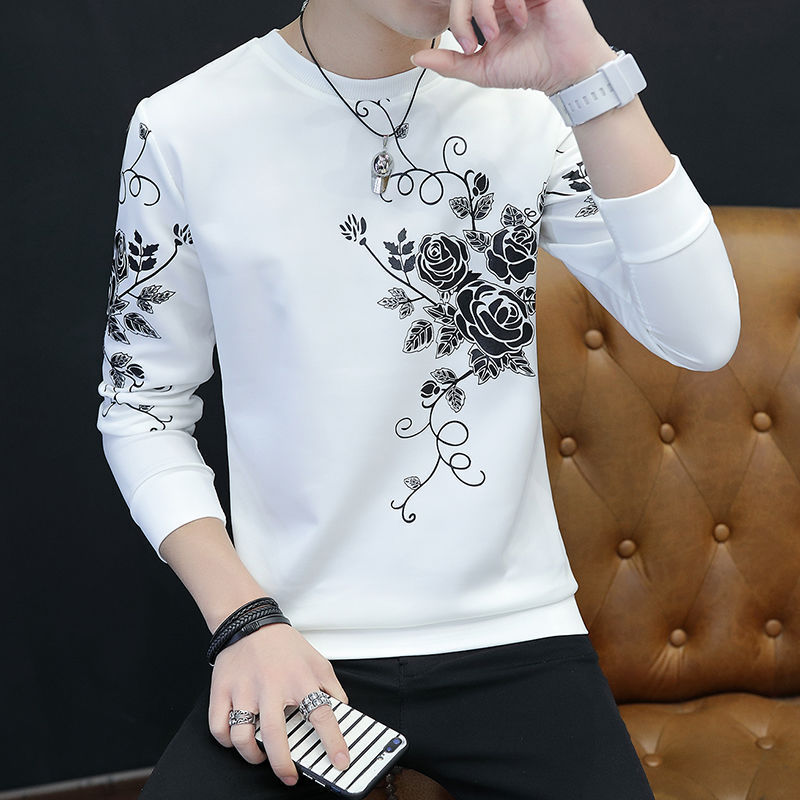 Casual fashion long sleeve T-shirt