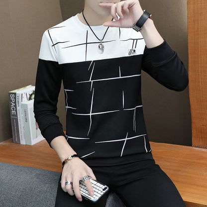 Casual fashion long sleeve T-shirt