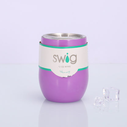 Swig Eggshell Cup 12oz Stainless Steel Wine Mug