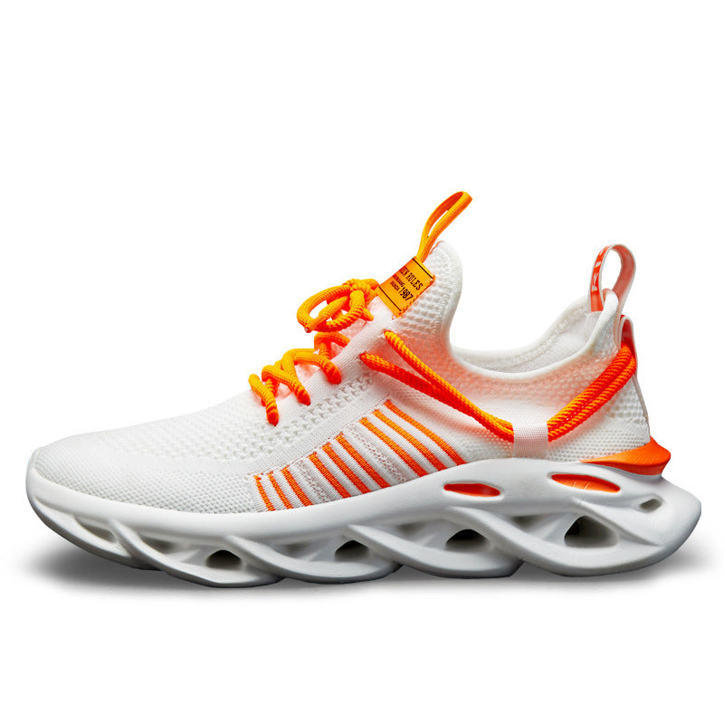 Net surface breathable casual sneakers