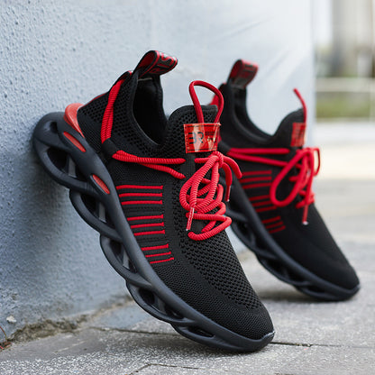 Net surface breathable casual sneakers