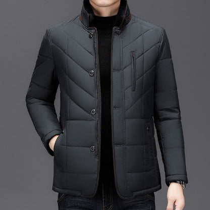 Winter Men's Short Coat Cold-proof High-end Cotton-padded Coat Men