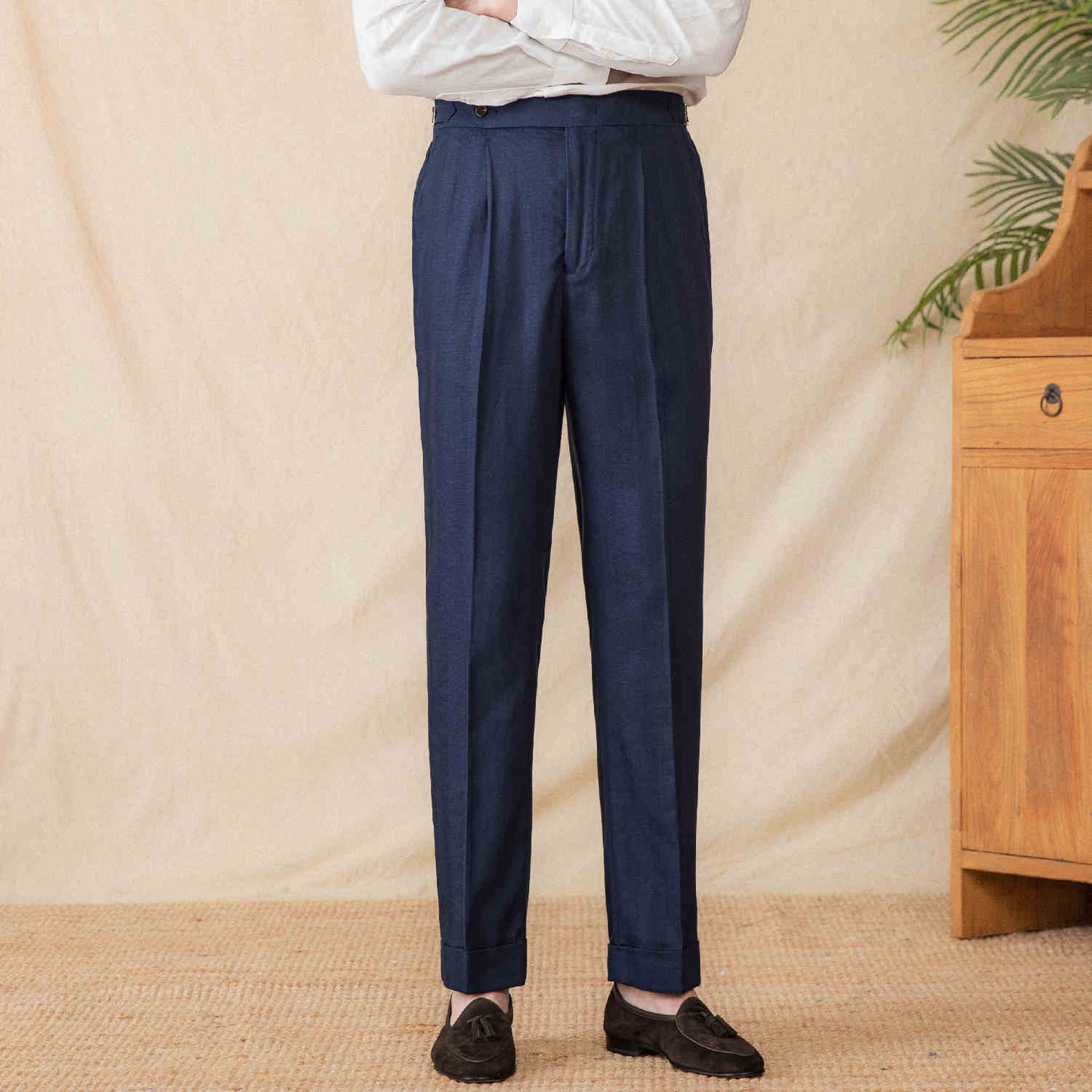 Naples High Waist Straight-leg Pants