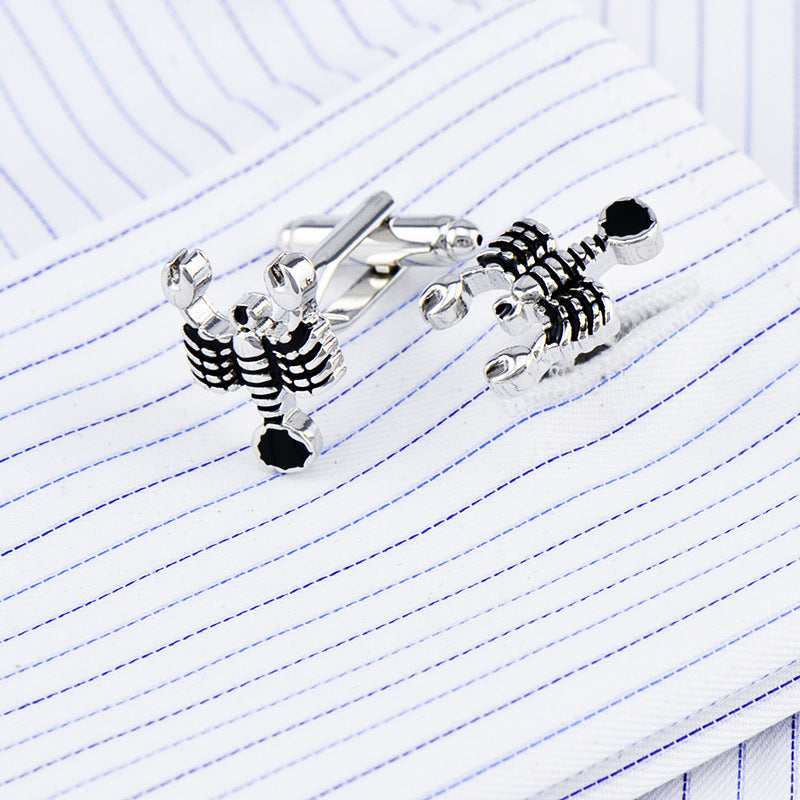 Scorpio Metal Cufflinks Cuff Nails