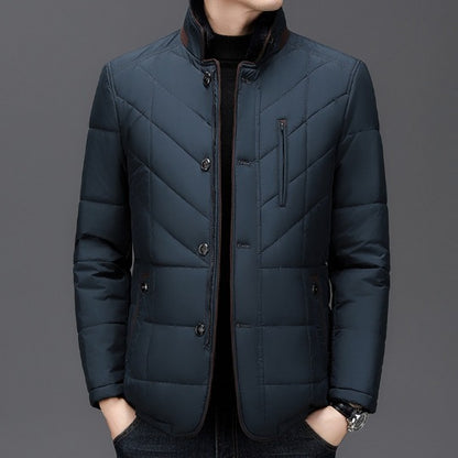 Winter Men's Short Coat Cold-proof High-end Cotton-padded Coat Men
