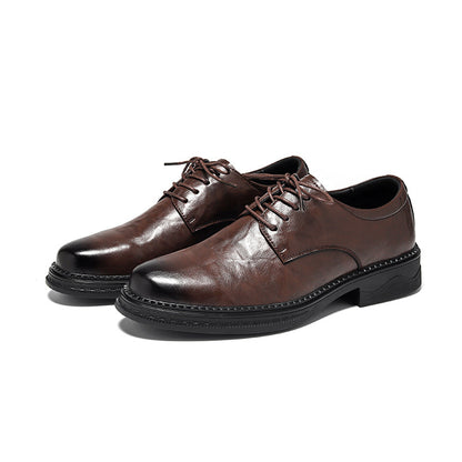 Men's Leather Shoes Business Formal Wear Soft Bottom