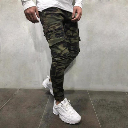 Camo stretch jeans long