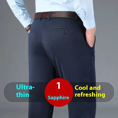 High Elasticity Non-ironing Anti-wrinkle Men's Business Casual Pants