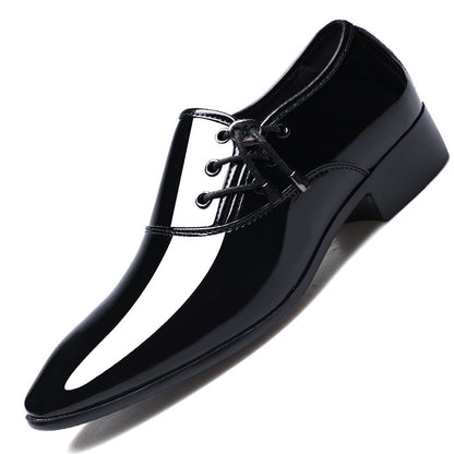 New Men's Shiny Business Formal Large Size Shoes