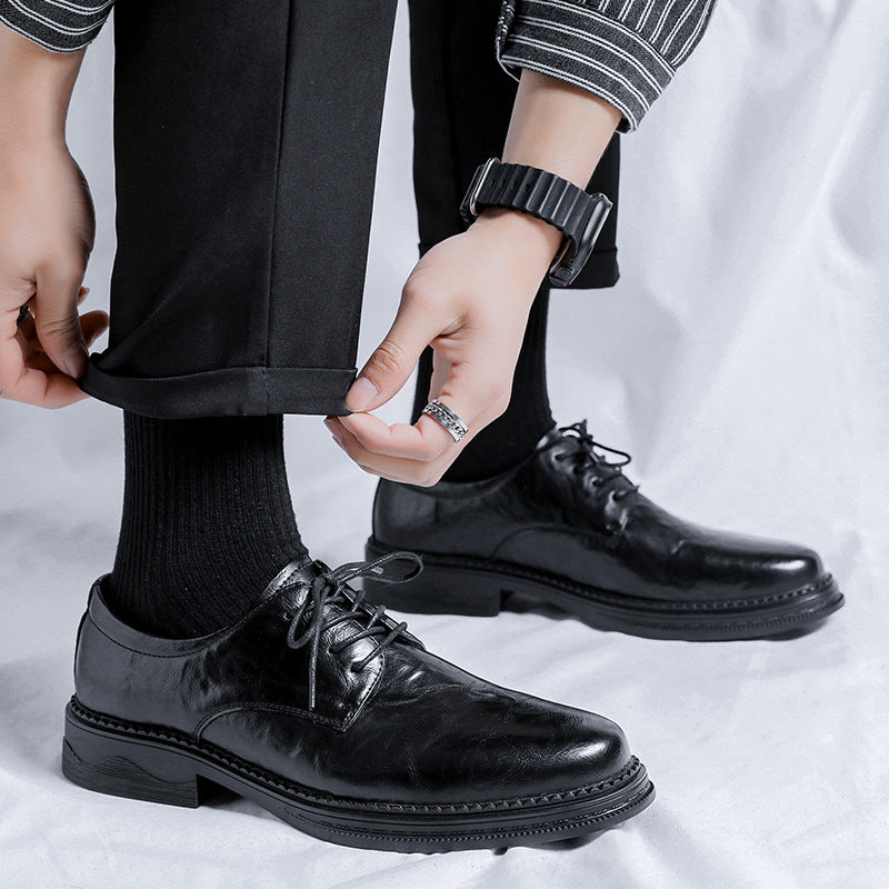 Men's Leather Shoes Business Formal Wear Soft Bottom