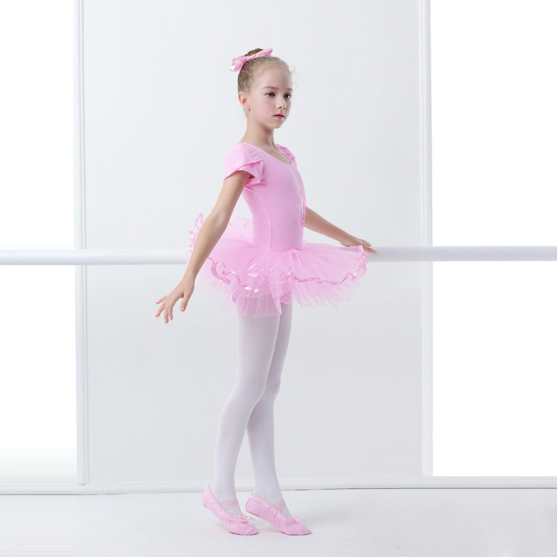 Girls Fashion Dancing Dress Exercise Clothing