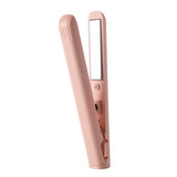 Hair Curler And Straightener Dual-use Portable Usb Interface Mini Hair Styling Iron