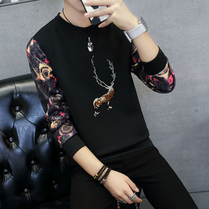 Casual fashion long sleeve T-shirt