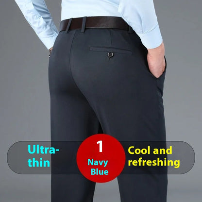 High Elasticity Non-ironing Anti-wrinkle Men's Business Casual Pants