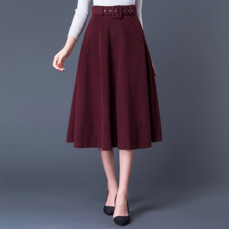 Black high waist skirt