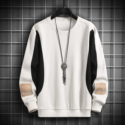 Men's Fashion Loose Embroidered Long-sleeved Tops