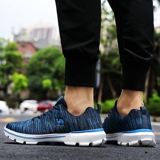 Breathable mesh student running shoes