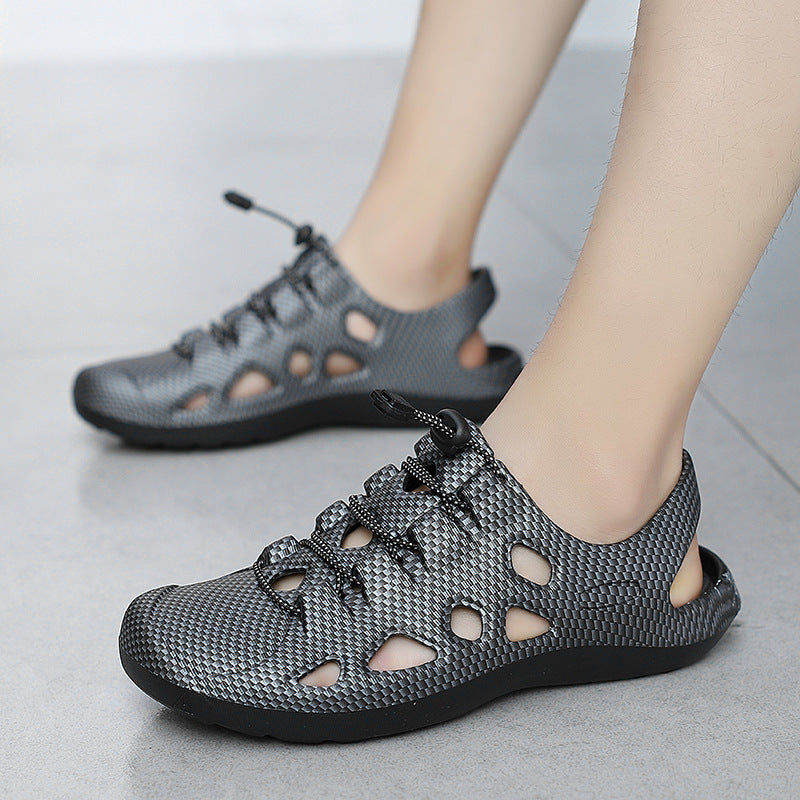 Casual Sandals Outdoor Soft-soled Non-slip Men's Hole Beach Shoes