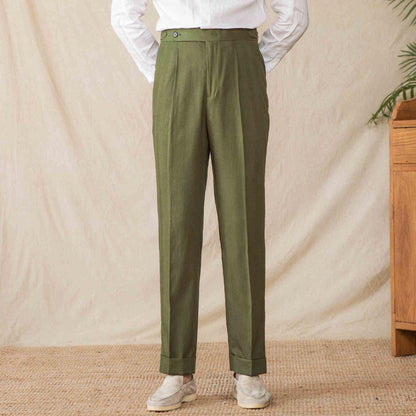 Naples High Waist Straight-leg Pants