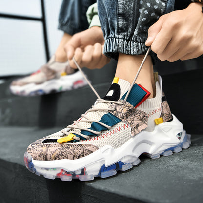 Men's Breathable Casual Flying Woven Casual Shoes