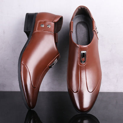 Formal British Leather Shoes Business Korean Men's Shoes