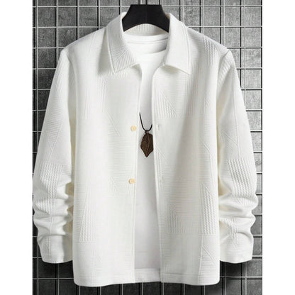 Men's Fashion Comfortable Solid Color Shirt Coat