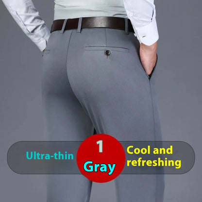 High Elasticity Non-ironing Anti-wrinkle Men's Business Casual Pants